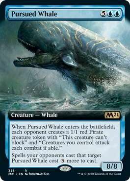 Pursued Whale (M21) Extended Art - EN