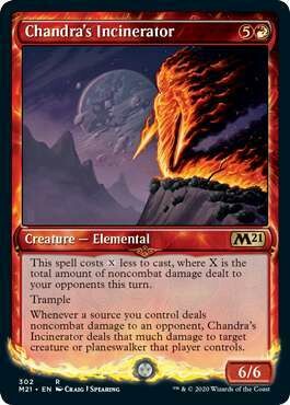 Chandra&#39;s Incinerator (M21) Alternate Art - EN