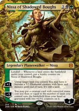 Nissa of Shadowed Boughts - EN (Alternate Art)