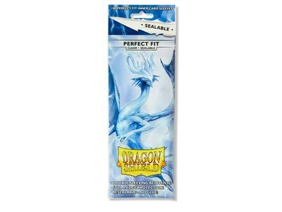 Dragon Shield Standard Perfect Fit Sealable Sleeves - Clear