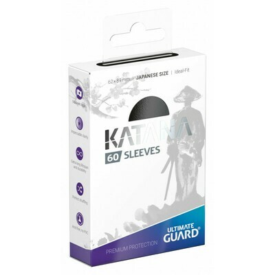 Ultmate Guard - Katana Sleeves Japanese Size - Black