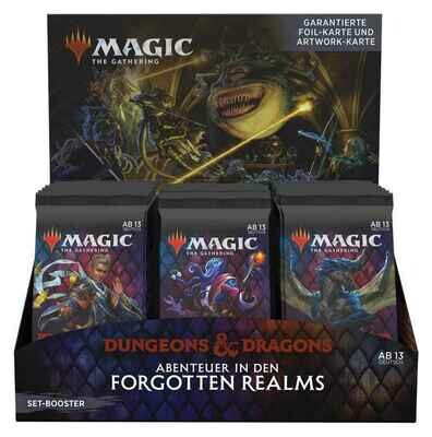 Magic: Dungeons & Dragons: Abenteuer in den Forgotten Realms - Set Booster Display