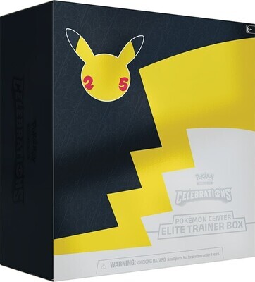 Pokémon -  Celebrations -  Top Trainer Box (Pokemon Center Edition) - EN