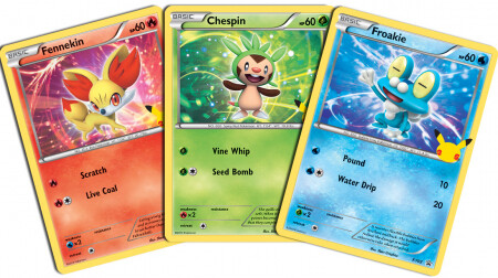 25. Years Pokémon - 3-Pack Jumbo Cards - Kalos Starters Pack - EN