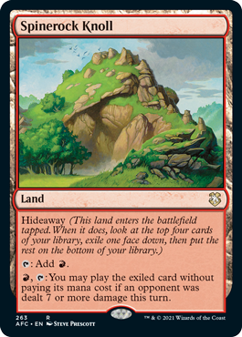 Spinerock Knoll -  EN