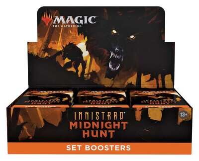 Magic: Innistrad: Midnight Hunt - Set Booster Display