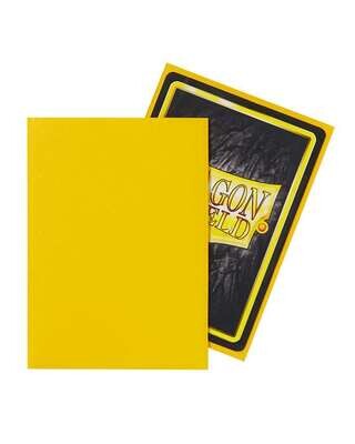 Dragon Shield - Standard Sleeves - Yellow MATTE (100)