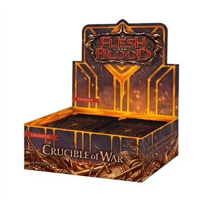 Flesh & Blood - Booster Display- Crucible of War - EN (Unlimited)