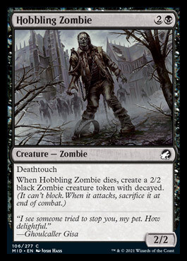 Hobbling Zombie 4x - EN (MID)