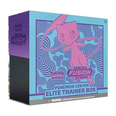 Pokémon -  Sword and Shield: Fusion Strike - Top Trainer Box POKEMON CENTER EDITION - EN