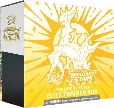 Pokémon -  Schwert und Schild: Strahlende Sterne - Top Trainer Box POKEMON CENTER EDITION - EN