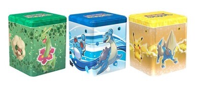 Pokémon - Stapelbare Tins (Elektro - Pflanze -Wasser) - DE