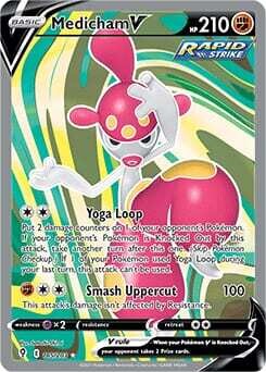 Pokémon - Medichamp V (185) - EN (Fullart) (Excellent)