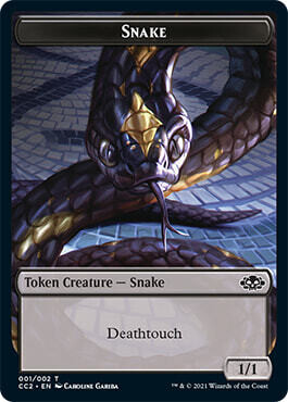 Snake/Zombie Token (Common-CC2)