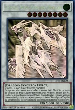 Crystal Wing Synchro Dragon (Ghost Rare-GFTP) - DE (Near Mint)