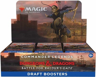 Magic: Commander Legends: Battle for Baldur's Gate - Draft Booster Display