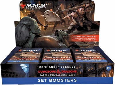 Magic: Commander Legends: Battle for Baldur's Gate - Set Booster Display