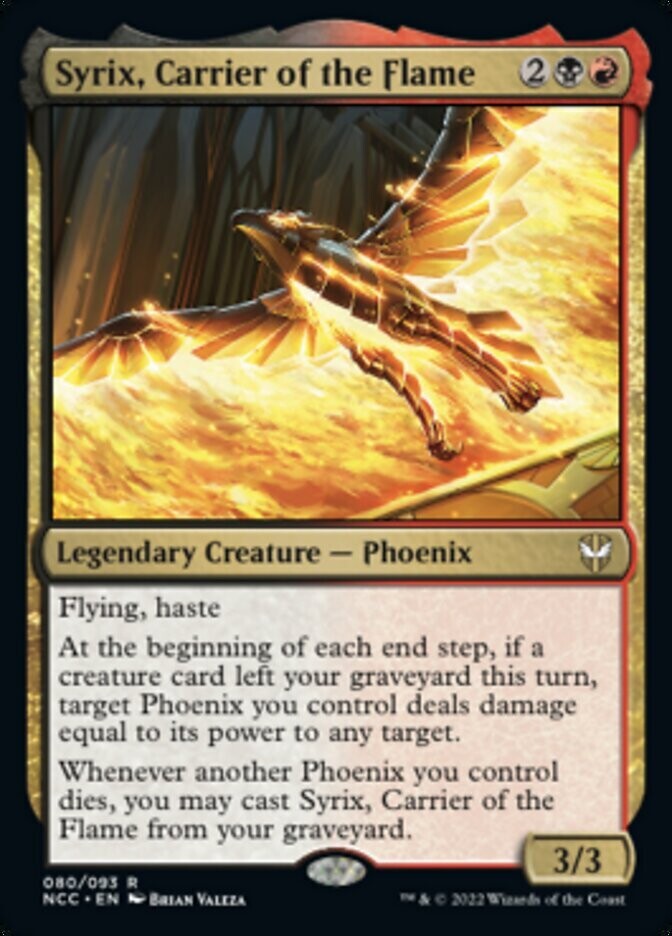 Syrix, Carrier of the Flame (Rare-NCC)