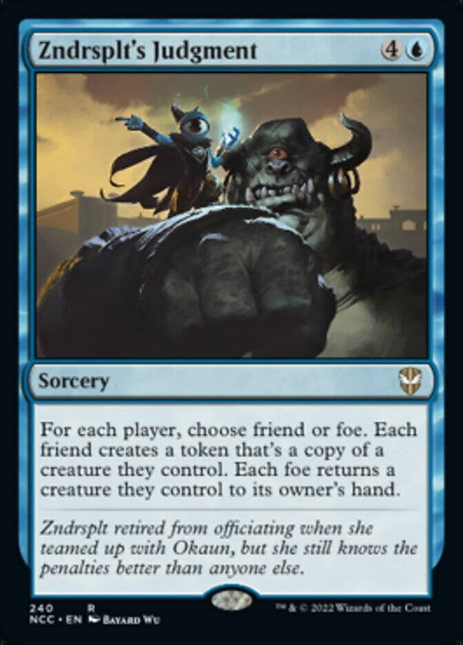 Zndrsplt&#39;s Judgment (Rare-NCC)