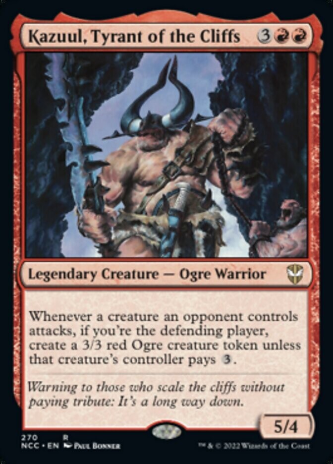 Kazuul, Tyrant of the Cliffs (Rare-NCC)