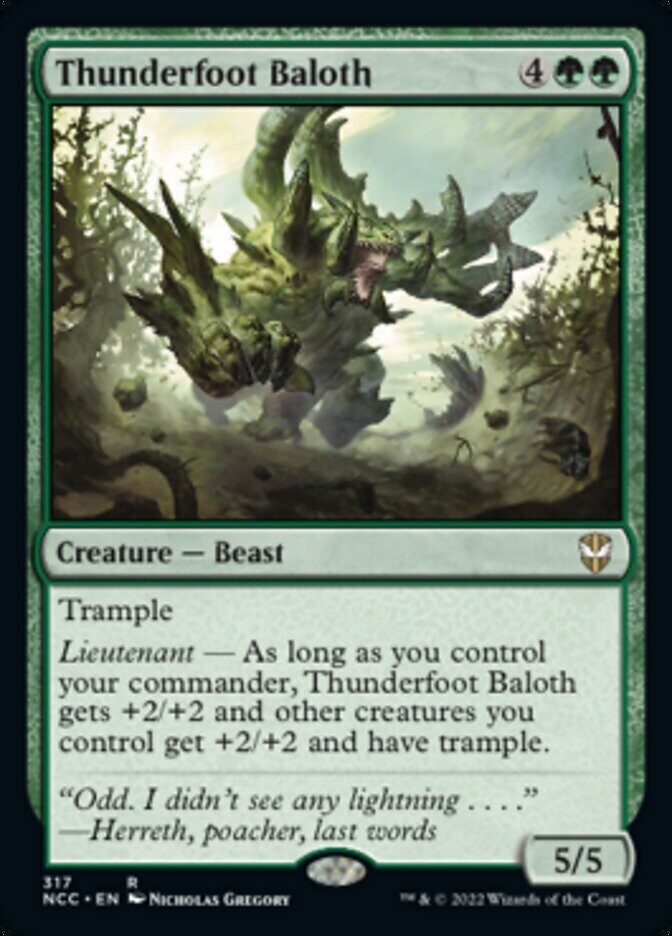 Thunderfoot Baloth (Rare-NCC)