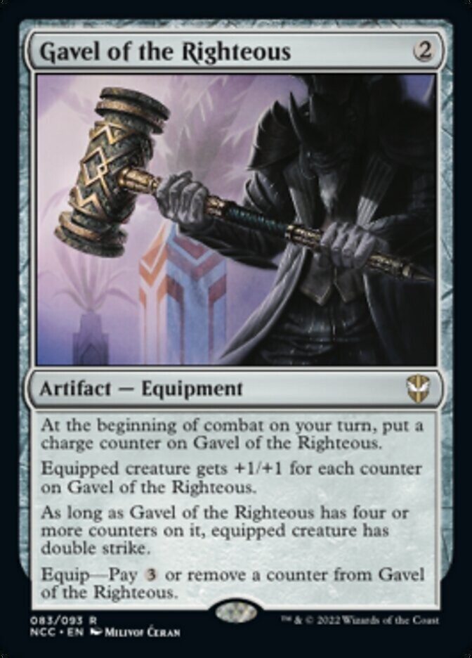 Gavel of the Righteous (Rare-NCC)