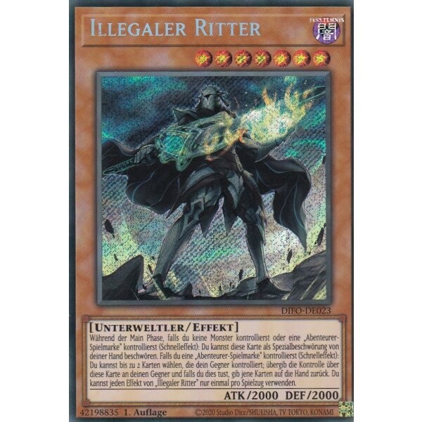Illegaler Ritter (Secret Rare - DIFO)