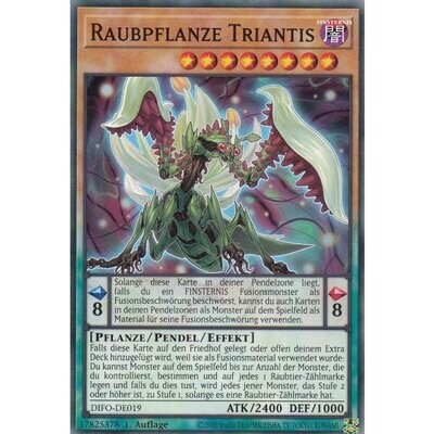 Raubpflanze Triantis (DIFO)