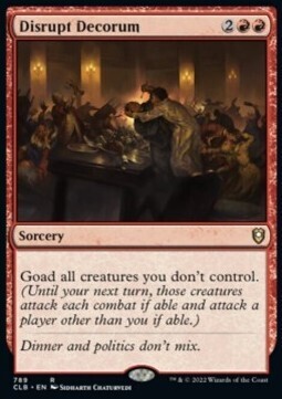 Disrupt Decorum (Rare-CLB)