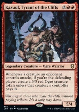 Kazuul, Tyrant of the Cliffs (Rare-CLB)