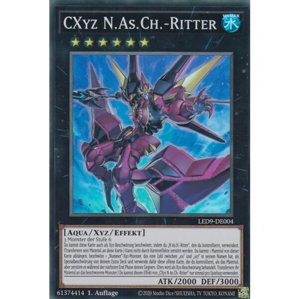CXyz N.As.Ch.-Ritter (Super Rare - LED9)