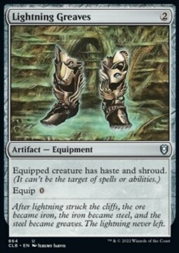 Lightning Greaves  (Uncommon-CLB)