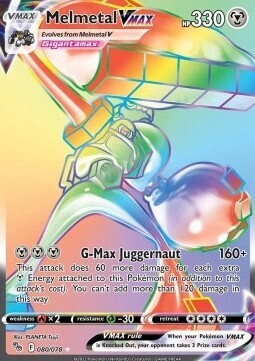 Pokemon Go - Melmetal VMAX (Rainbow) - EN (80/78)