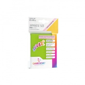 Gamegenic - PRIME Japanese Sleeves (60) - Light Green