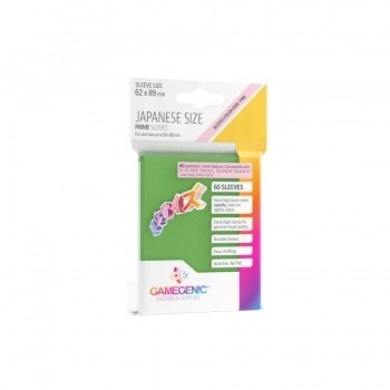 Gamegenic - PRIME Japanese Sleeves (60) - Green