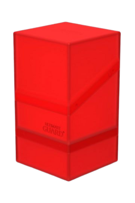 Ultimate Guard - Boulder 'n' Tray Deck Case 100+ - Rot (Ruby)