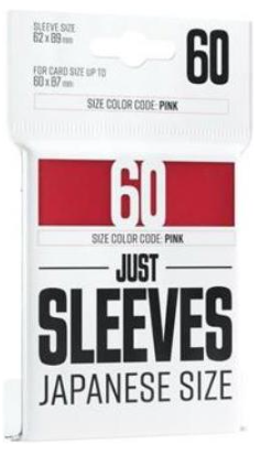 Just Sleeves - Japanese Size - Red (60)