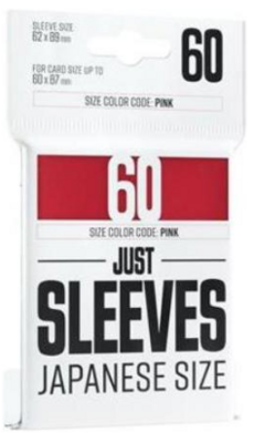 Just Sleeves - Japanese Size - Red (60)