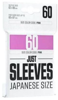 Just Sleeves - Japanese Size - Pink (60)