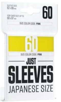 Just Sleeves - Japanese Size - yellow (60)