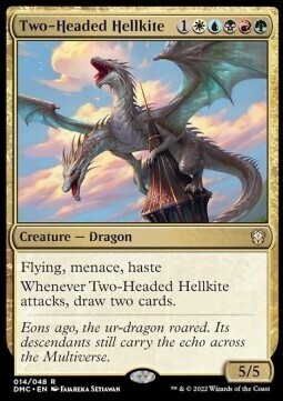 Two-Headed Hellkite (Rare-DMC)
