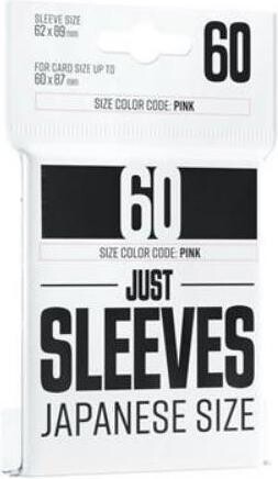 Just Sleeves - Japanese Size - Black (60)