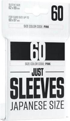 Just Sleeves - Japanese Size - Black (60)