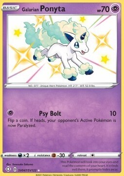 Galarian Ponyta (SV047/SV122) - Near Mint - EN