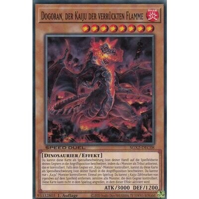 Dogoran, der Kaiju der verrückten Flamme (SGX2)