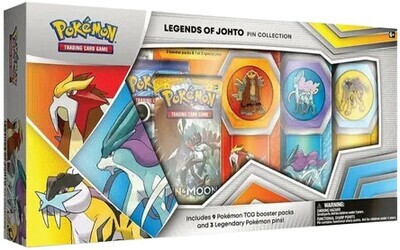 Pokémon - Legenden of Johto - Pin Collection - EN