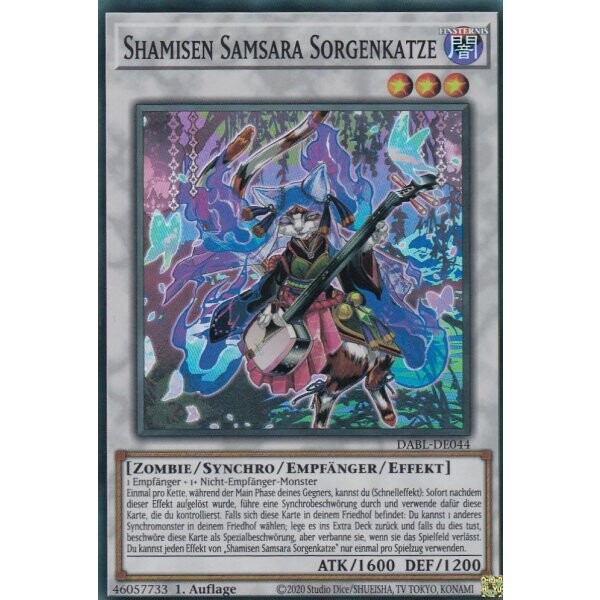 Shamisen Samsara Sorgenkatze (Super Rare - DABL)
