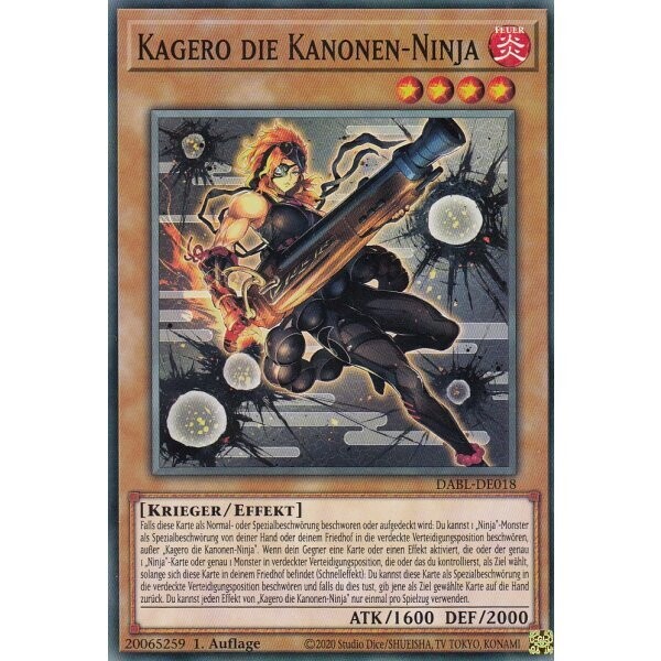 Kagero die Kanonen-Ninja (DABL)