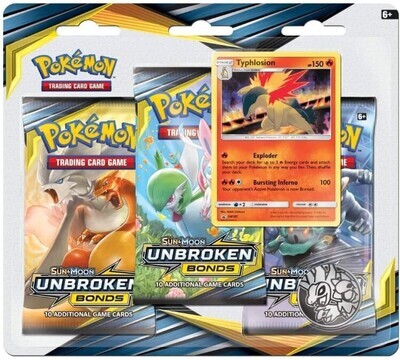 Pokémon - Sun & Moon: Unbroken Bonds - Blister Pack - Typhlosion - EN