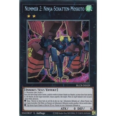 Nummer 2: Ninja-Schatten-Moskito (Secret Rare - BLCR)
